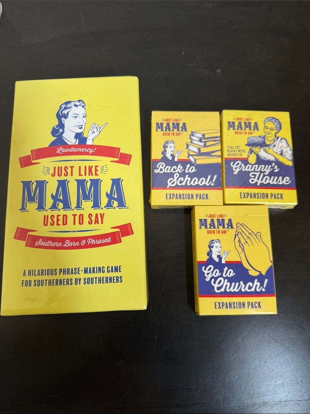Just Like Mama Used to Say Phrase-Making Game - Yellow Box